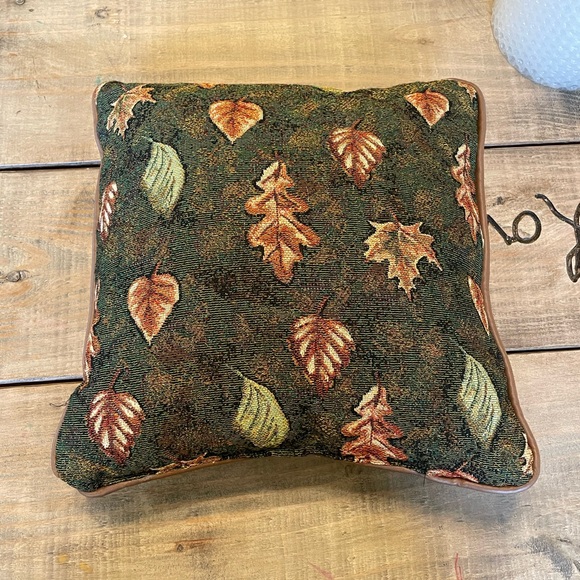 Fall Moose Tapestry Pillow - Picture 2 of 2